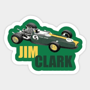 Jim Clark, the original Flying Scotsman Sticker